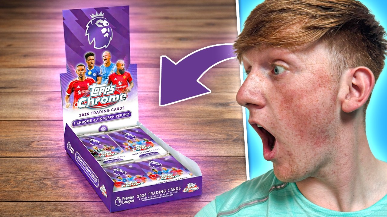 I Opened My First 2026 Topps Chrome Premier League Case!