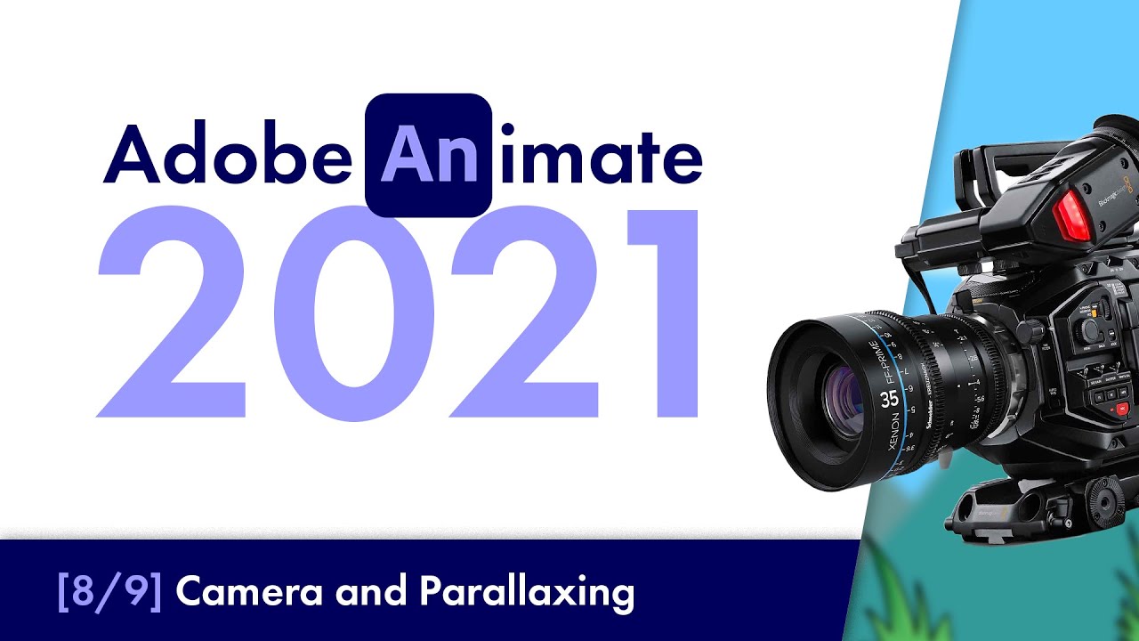 Adobe Animate 2021: Cameras and Parallaxing [#8] | Beginners Tutorial