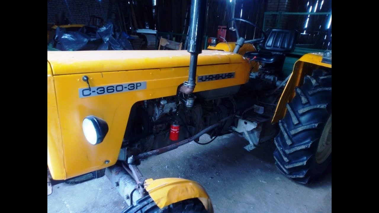 Ursus C360 3p i Ursus C360 Odpalanie w zime -8.5 'C