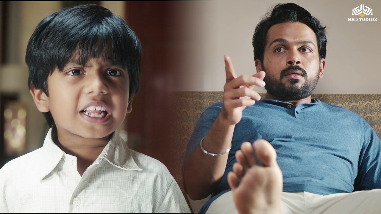 சின்ன பையன் Karthi-யை பச்சயா திட்டுறான் | Thambi | Jyothika | Sathyaraj