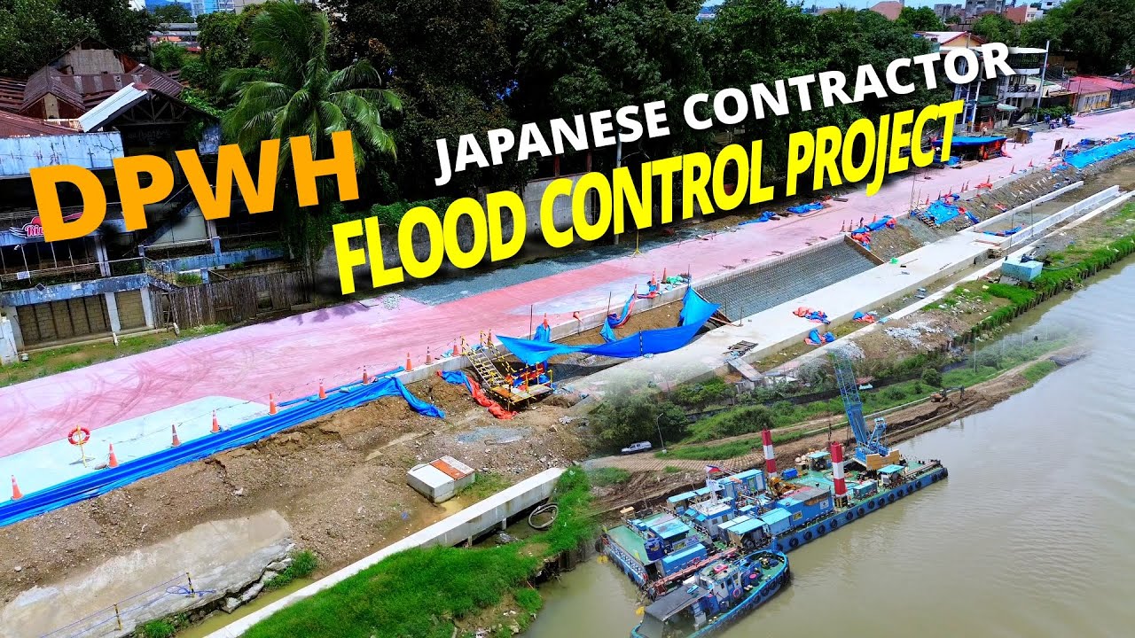 FLOOD CONTROL PROJECT NG DPWH SA MARIKINA JAPANESE CONTRACTOR 