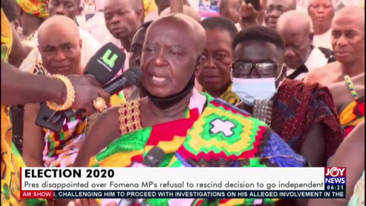 Pres. disappointed over Fomena MP&rsquo;s refusal to rescind decision to go independent -AM News (5-11-20)
