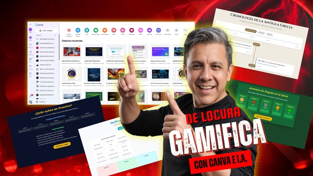 De Locura!!  GAMIFICA con IA y CANVA