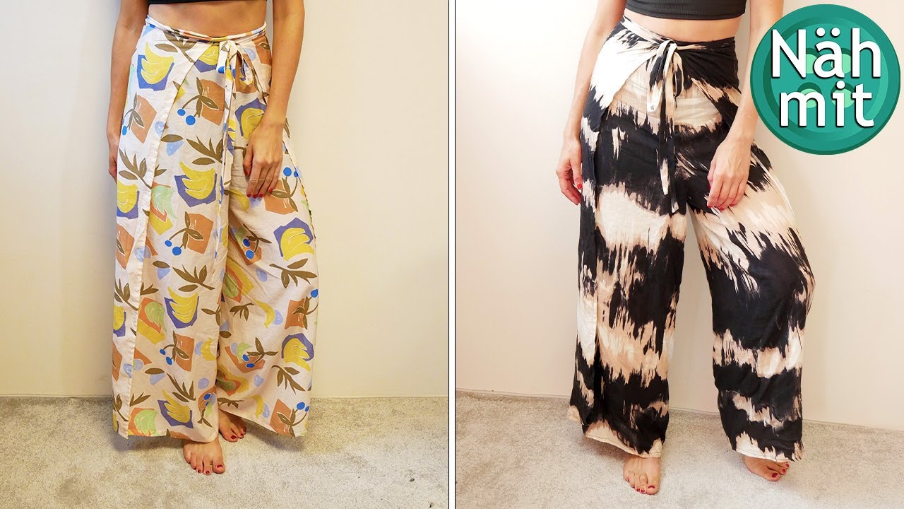 Nähen für Anfänger | Elegante Wickelhose Teil 2 | Das Summer Must Have einfach erklärt!