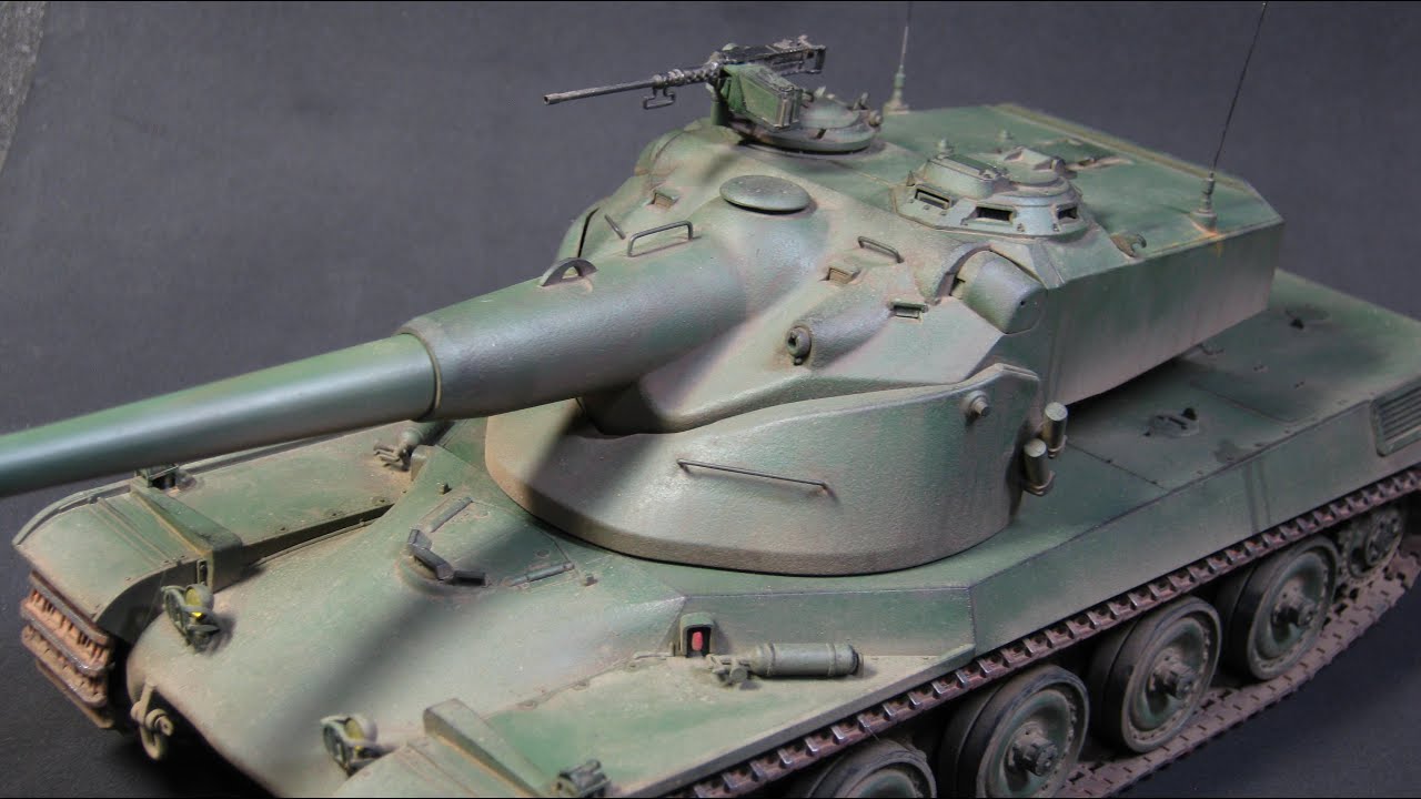 AMUSING HOBBY 1/35 AMX-50 B French Heavy tank  Plastic model kit