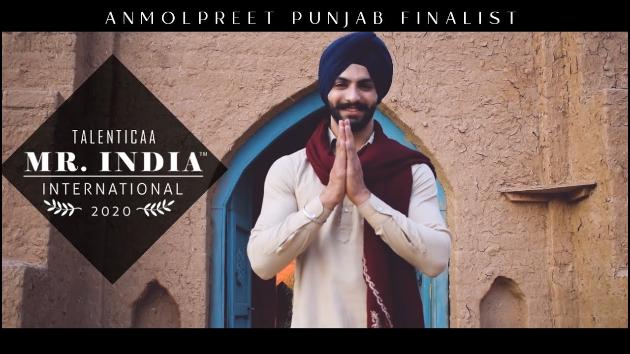 Introduction Video | Anmolpreet Singh Punjab Finalist  | Talenticaa  Mr India International 2020