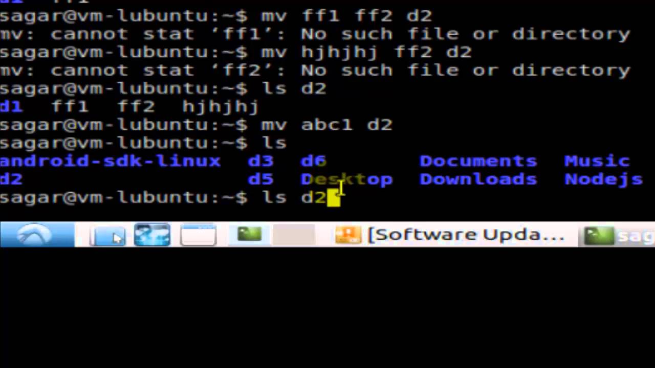 mv command in Linux