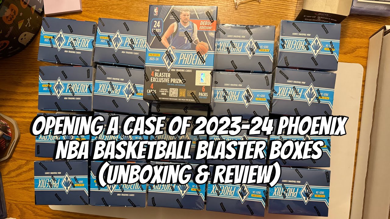 Opening a case of 2023-24 Panini Phoenix NBA Basketball Blaster Boxes (20 box) (Unboxing & Review)