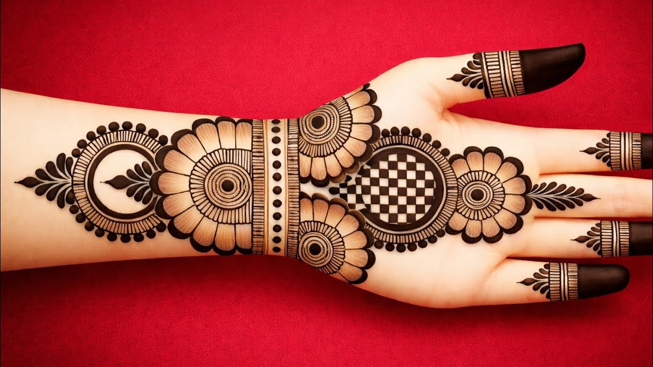 Stylish and latest mehndi design for hand || front hand mehndi design || mehndi design ||