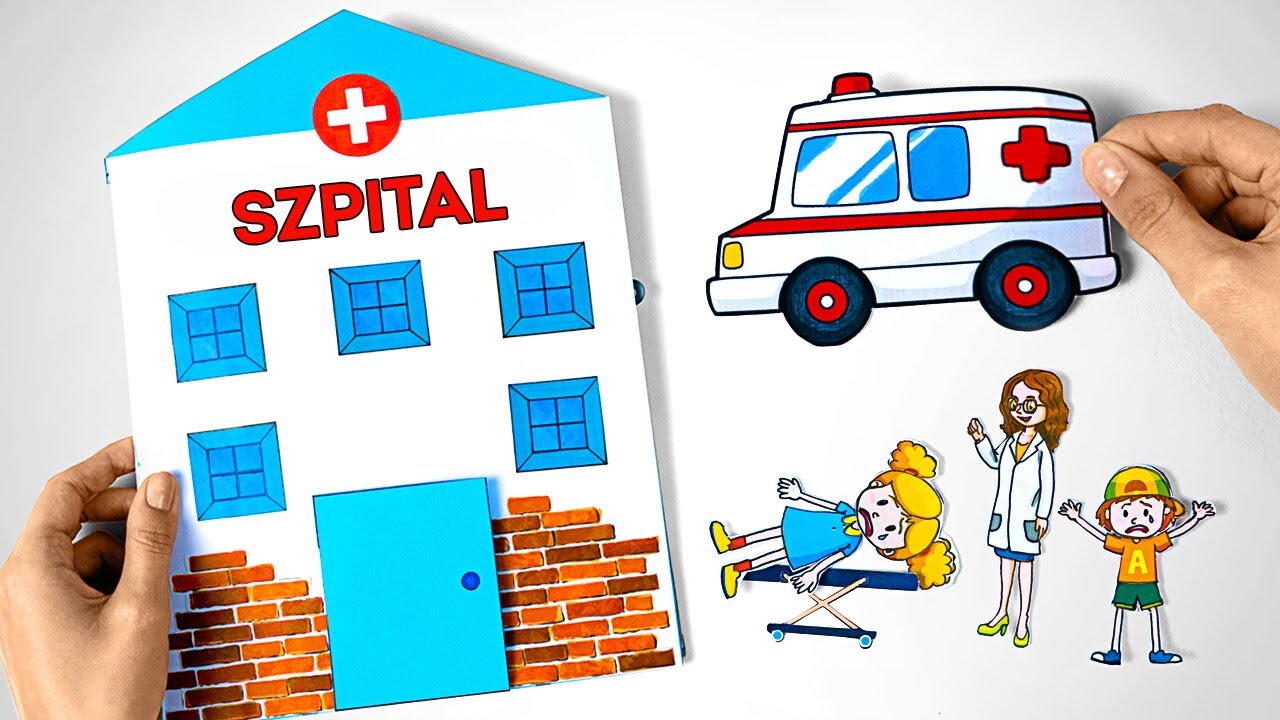 Jak stworzyć niesamowity papierowy szpital &mdash; zabawa w lekarza z Samem 🏥
