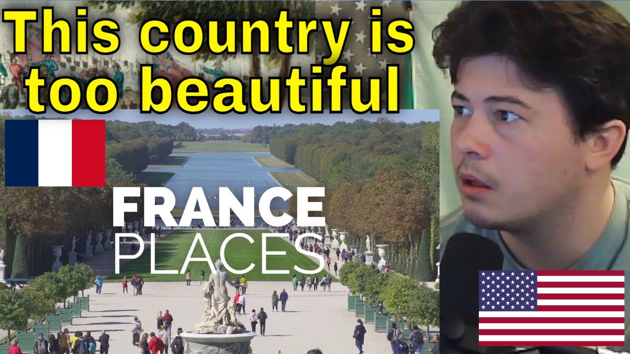 American Reacts 18 Best Places to Visit in France - Travel Video