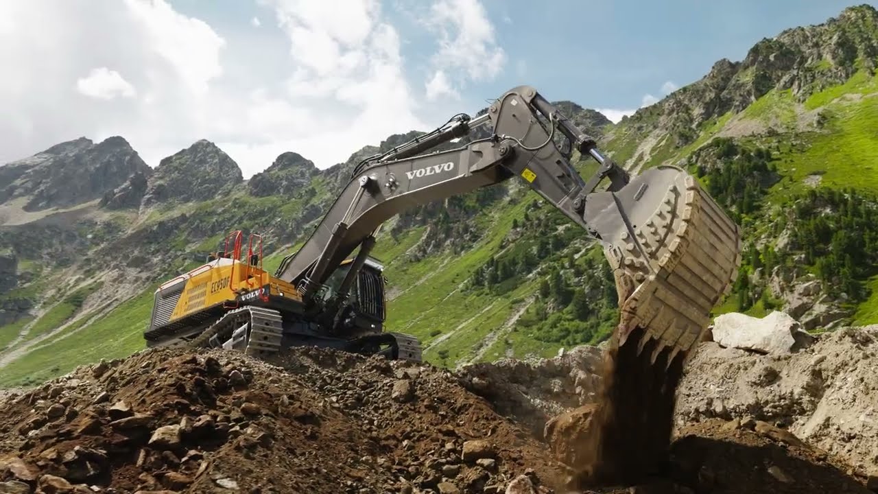 Bauprojekt der Superlative: Volvo-Power für das Speicherkraftwerk Kühtai