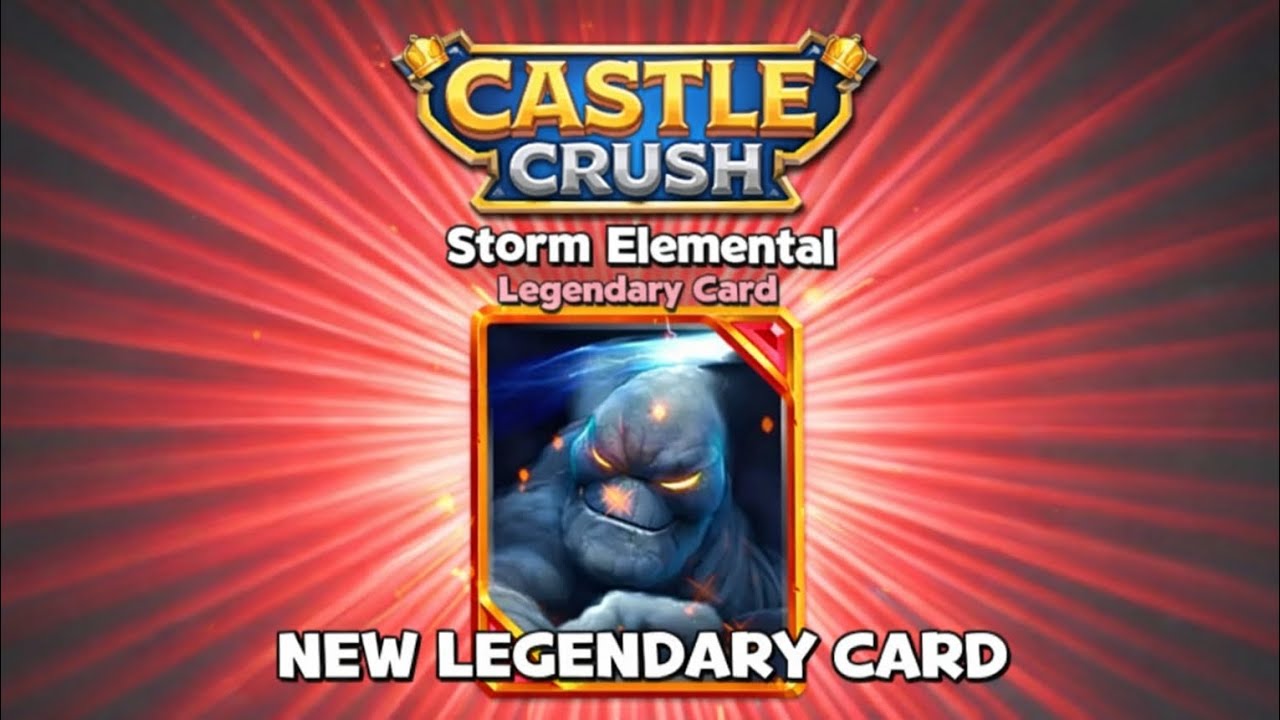 Storm Elemental OP Deck ⚡ Castle Crush Ranked Battle