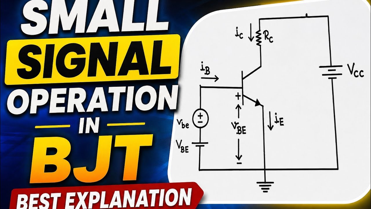 Small Signal Operation In BJT(In Hindi)