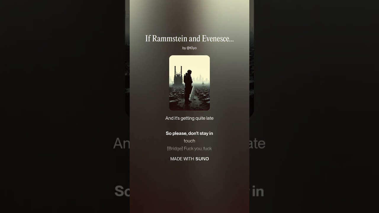 If Rammstein and Evenescens had Lily Allen