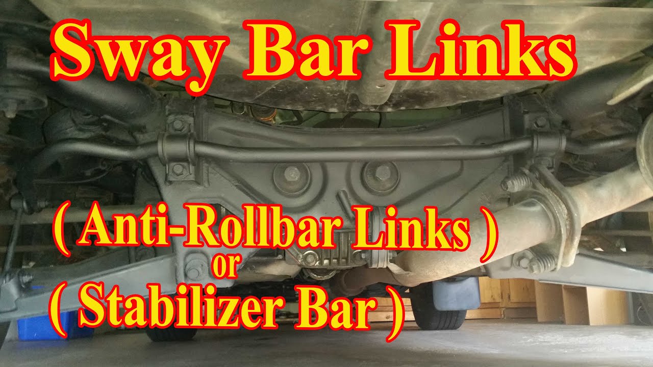 Rear Sway Bar Link Replacement DIY