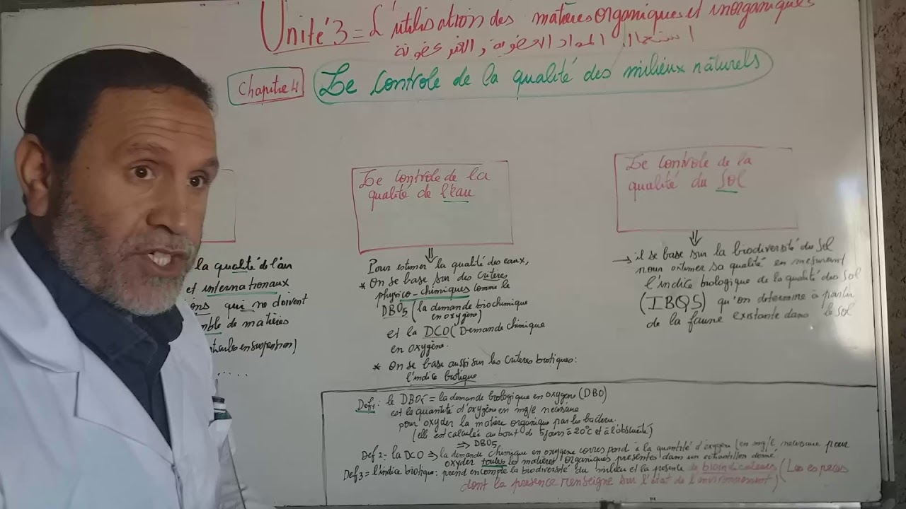 le controle de la qualité des milieux naturels: resumé4