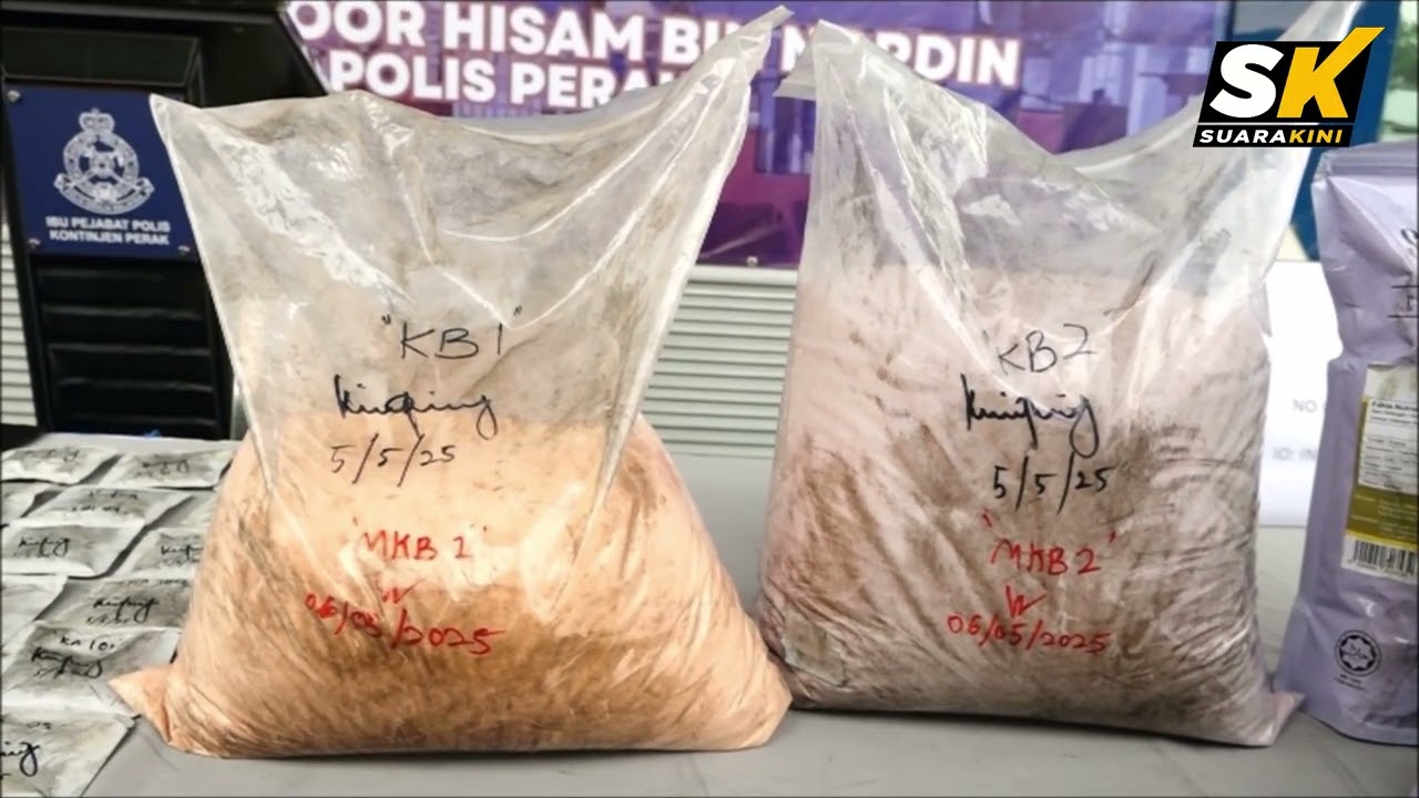 Polis Perak rampas 44 kilogram dadah, rampas empat suspek, termasuk warga Vietnam