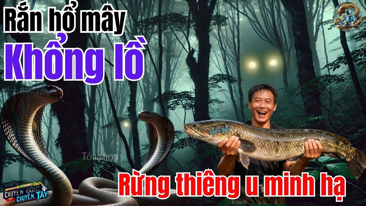 ĐỐI MẶT RẮN HỔ MÂY KHỔNG LỒ Ở RỪNG THIÊNG U MINH HẠ