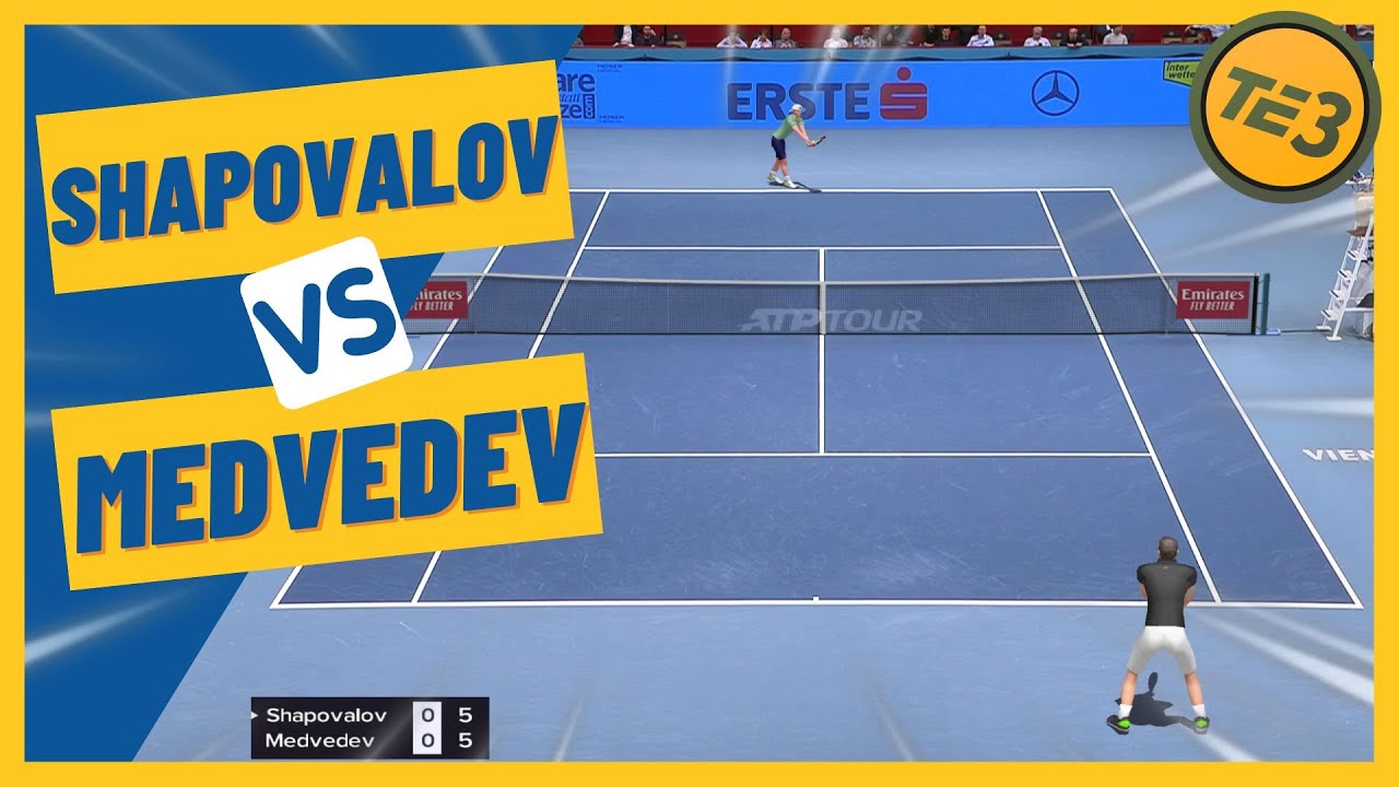 Tennis Elbow 2022 - Medvedev VS Shapovalov 🎾 (Vienna 2022 Final)
