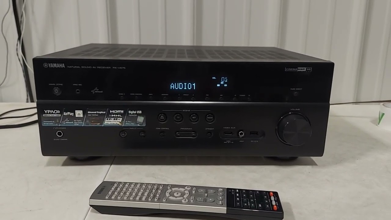 Yamaha Natural Sound AV Receiver RX-V675 
