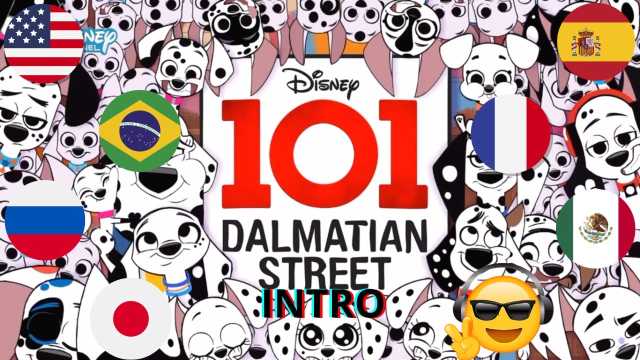 Calle Dalmatas 101 INTRO - [En 7 Idiomas] 🇺🇲🇧🇷🇯🇵🇷🇺🇨🇵🇪🇸🇲🇽