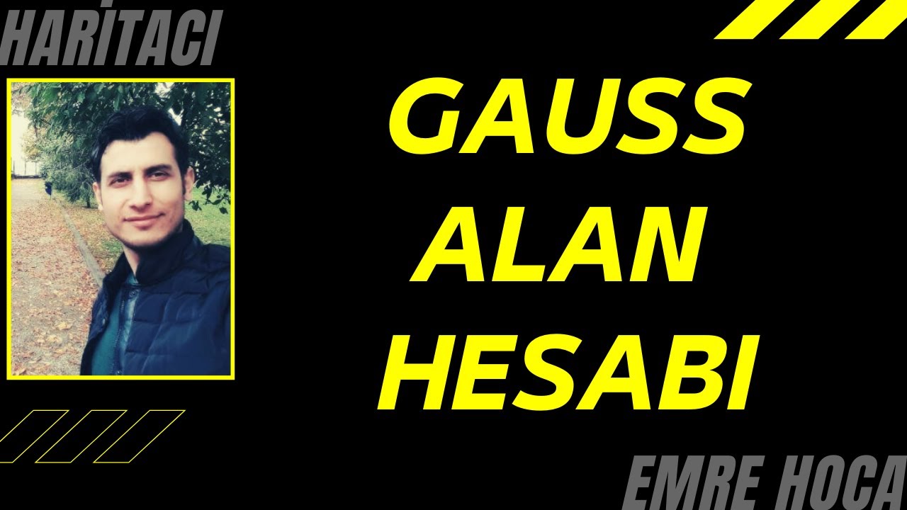 Gauss Alan Hesabı (Koordinatlardan alan hesabı)
