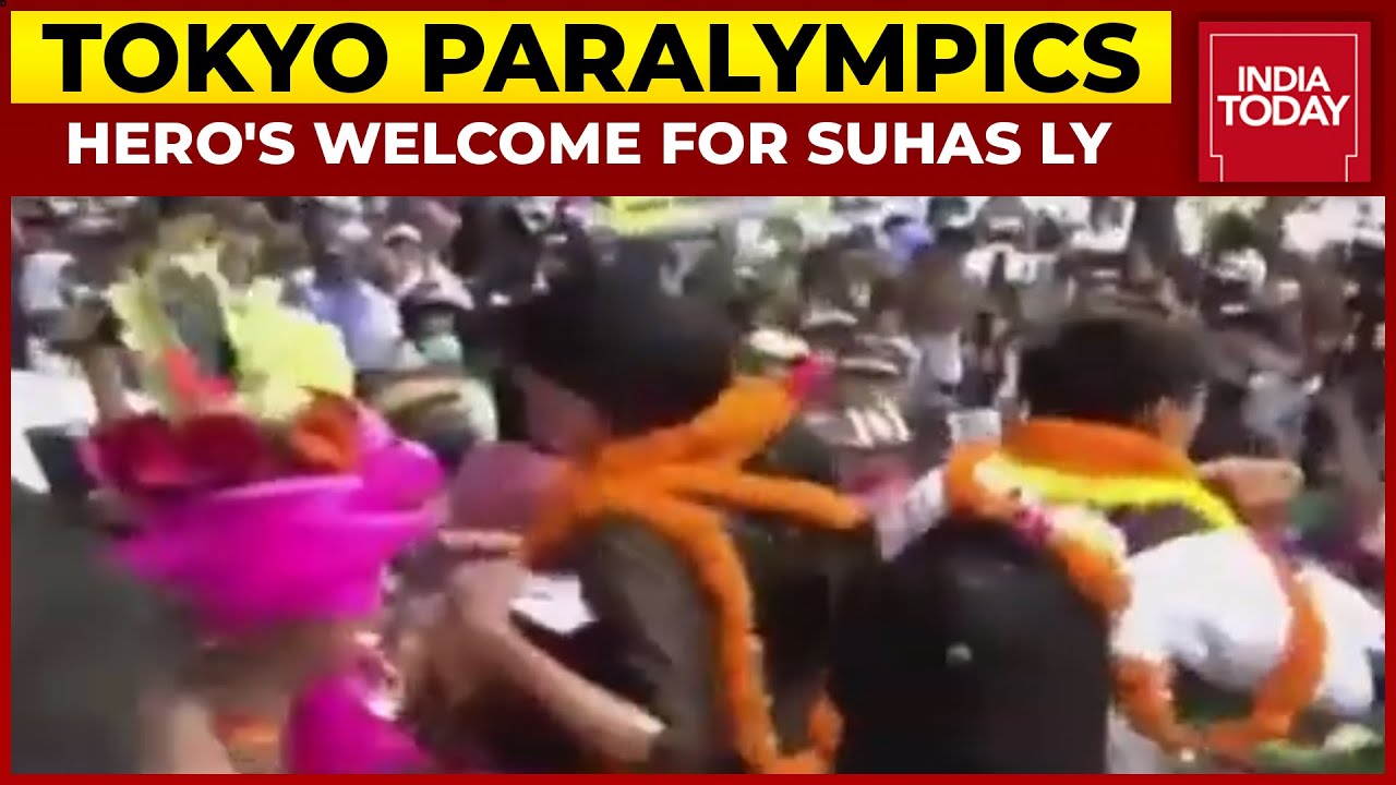 Tokyo Paralympics: Hero's Welcome For Noida DM Suhas LY | IndiaToday