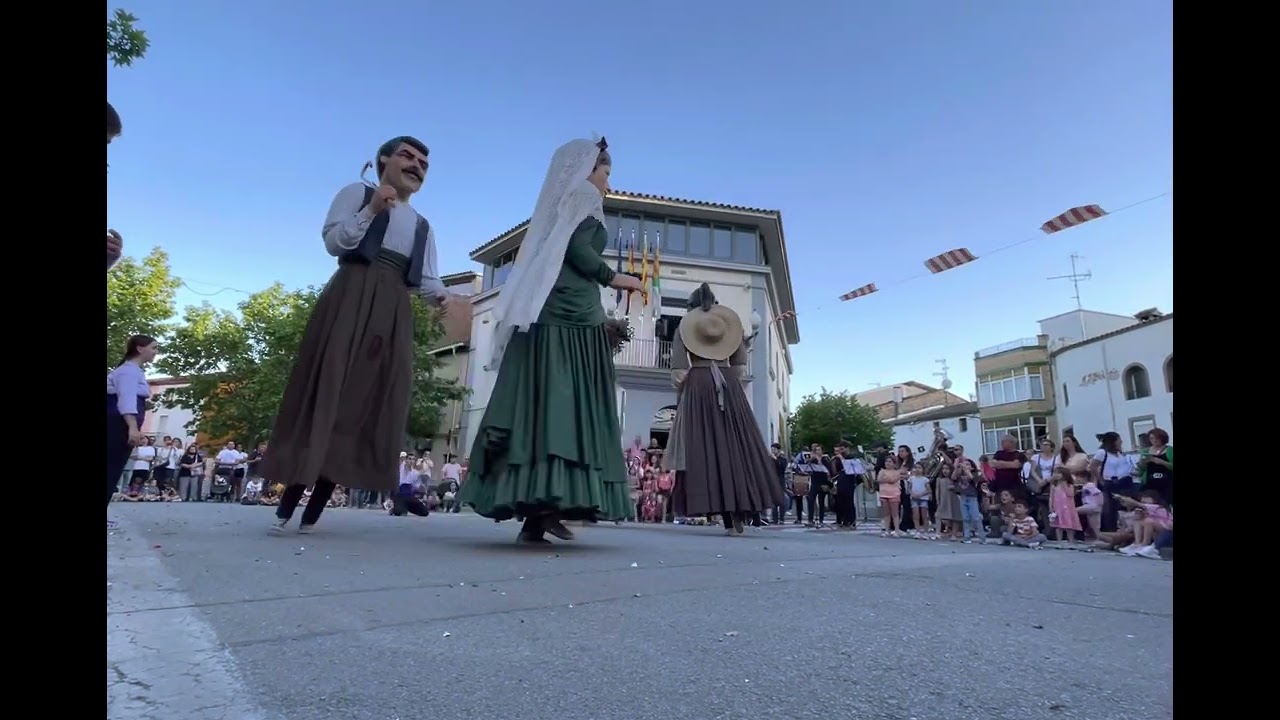 Nardos - Gegants de l’Agrupació Cultural Folklòrica de Sant Feliu de Llobregat a Masquefa 2022.