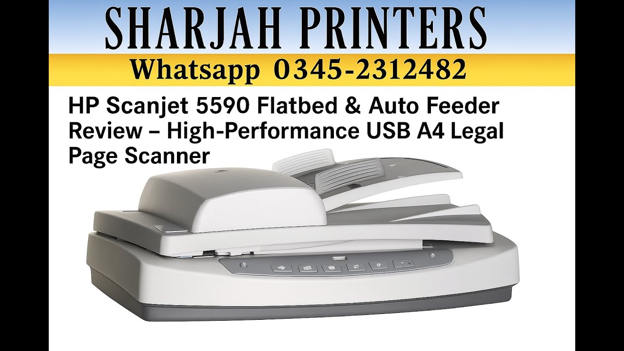 HP Scanjet 5590 Flatbed & Auto Feeder Review – High-Performance USB A4 Legal Page Scanner