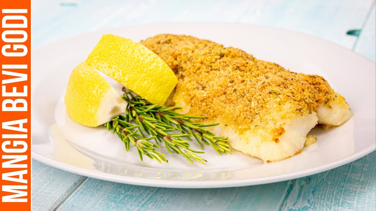 MERLUZZO GRATINATO CON LIMONE E ROSMARINO