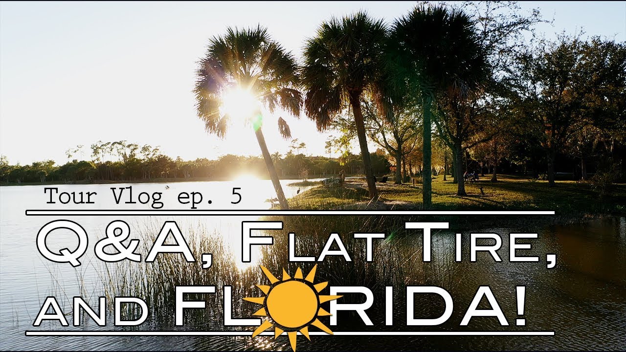 Q&A's, Flat Tires, and FLORIDA | Tour Vlog Ep. 5 | The Collingsworth Family