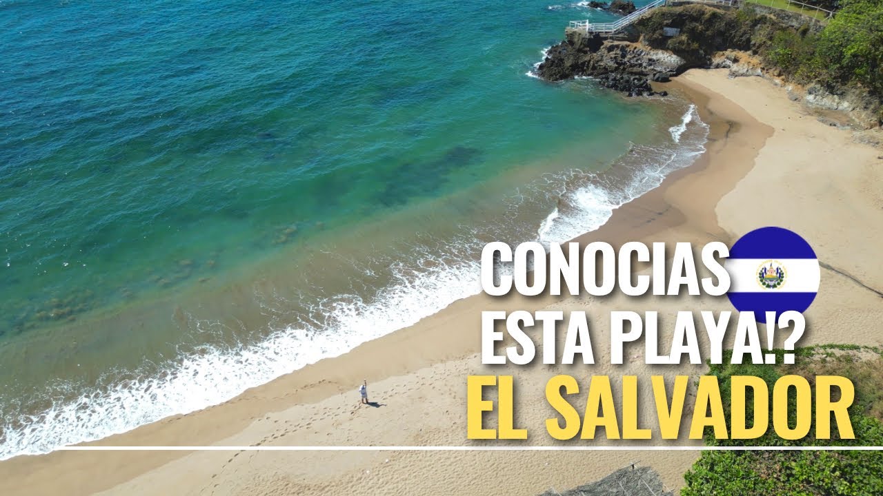 Playa con Agua Turquesa en El Salvador 😱🌊 ¿La conocías?