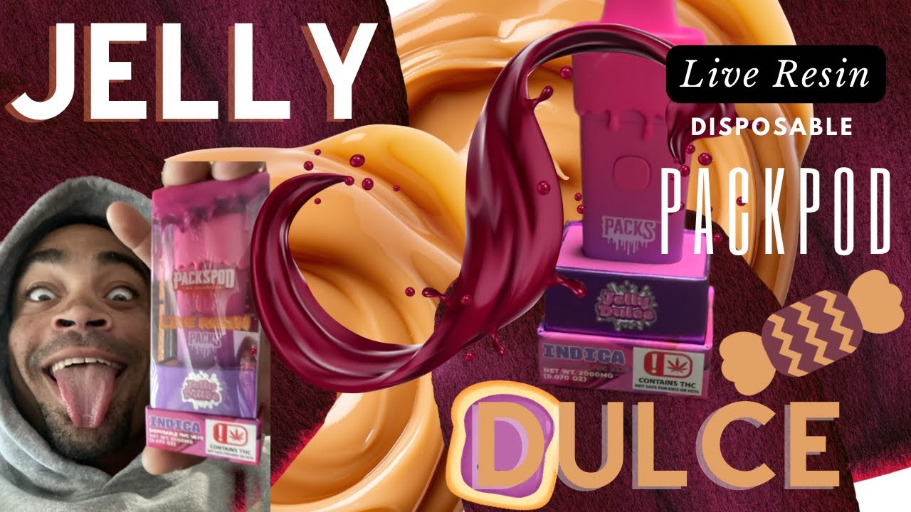 Testing The Limits: 2g PacksPod Live Resin THC Cart - Jelly Dulce at Over 80%THC!