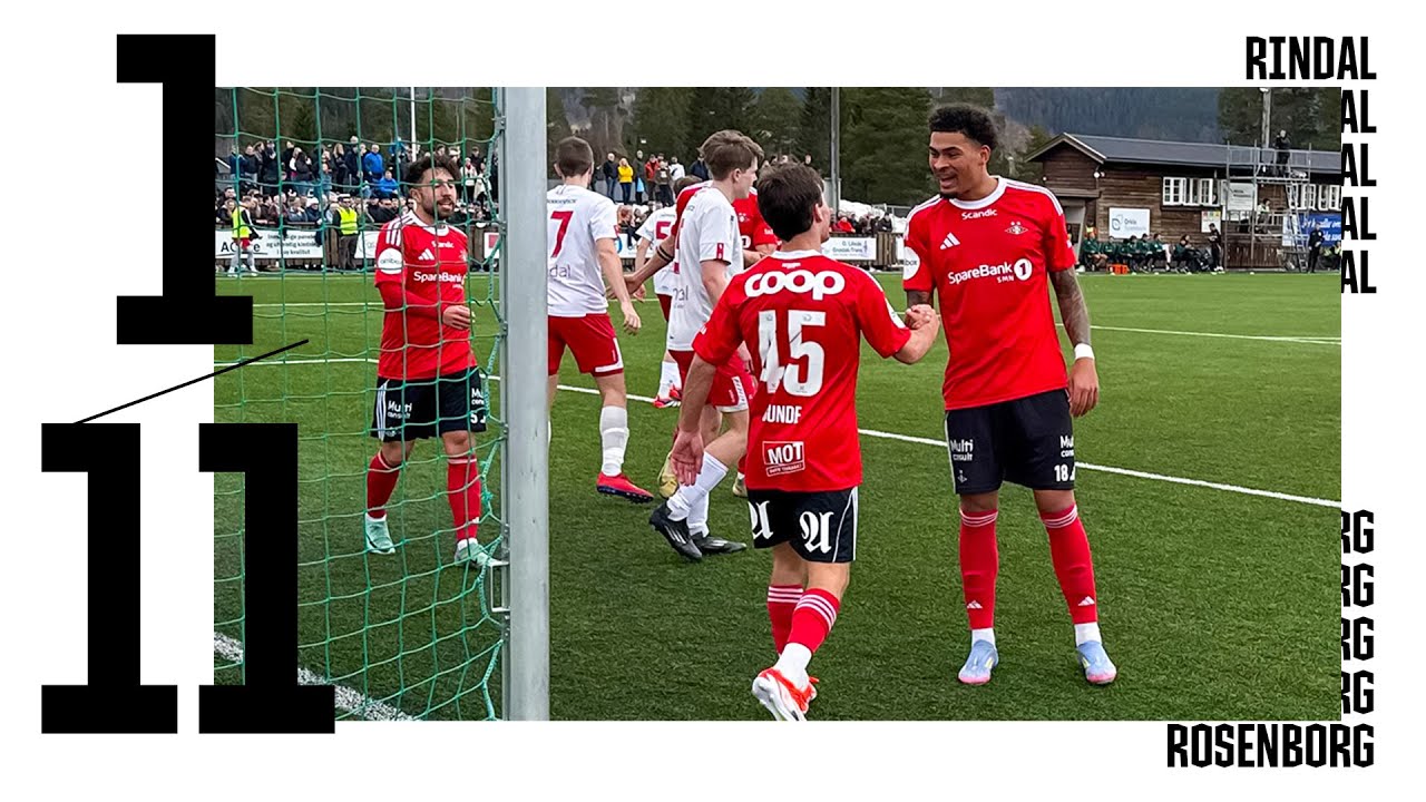 Holm med sju mål i cupfest | Rindal - Rosenborg 1-11
