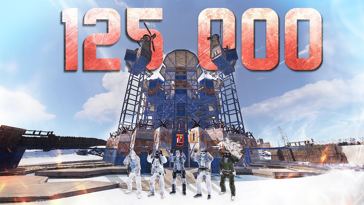 How 125 000 HOURS VETERANS CONTROL 600 POP Server - Rust MOVIE