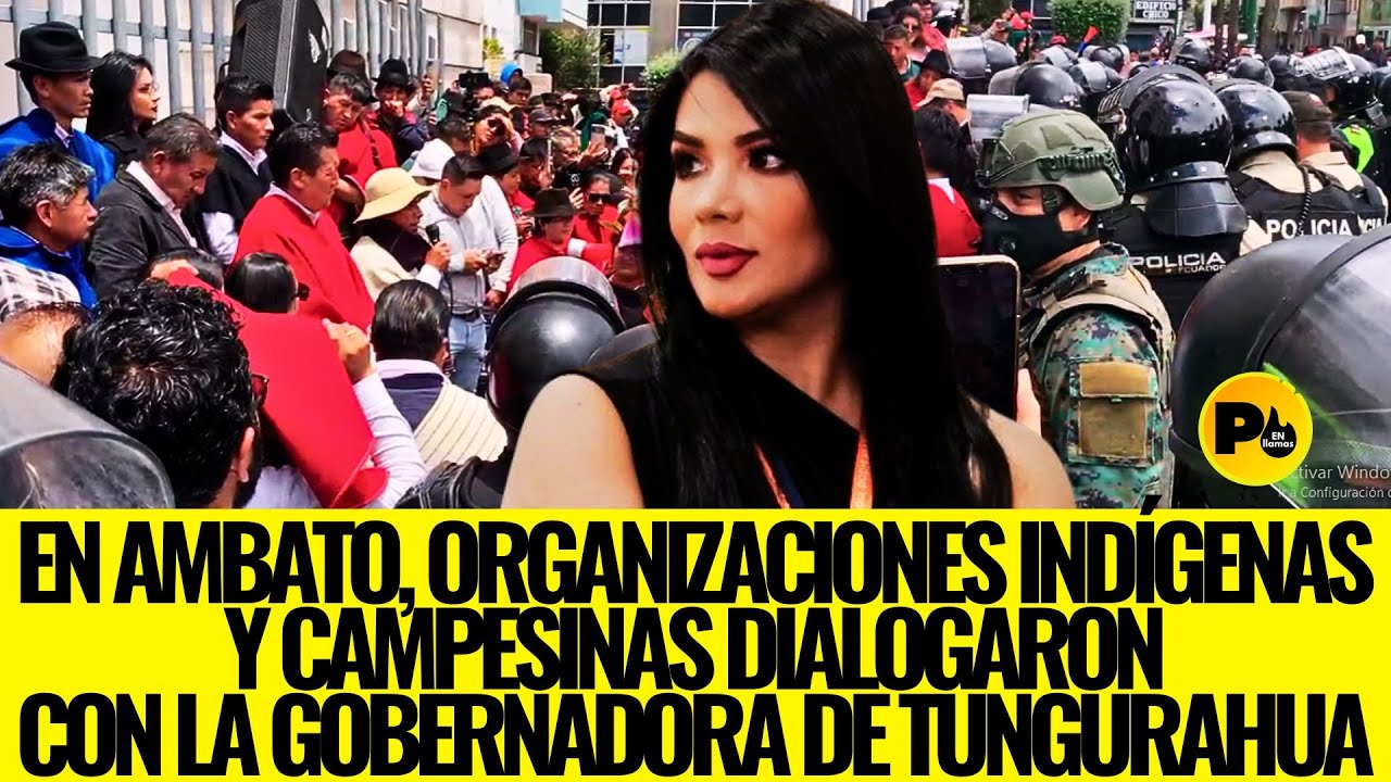 En AMBATO, Organizaciones Indígenas y Campesinas DIALOGARON con la Gobernadora de Tungurahua
