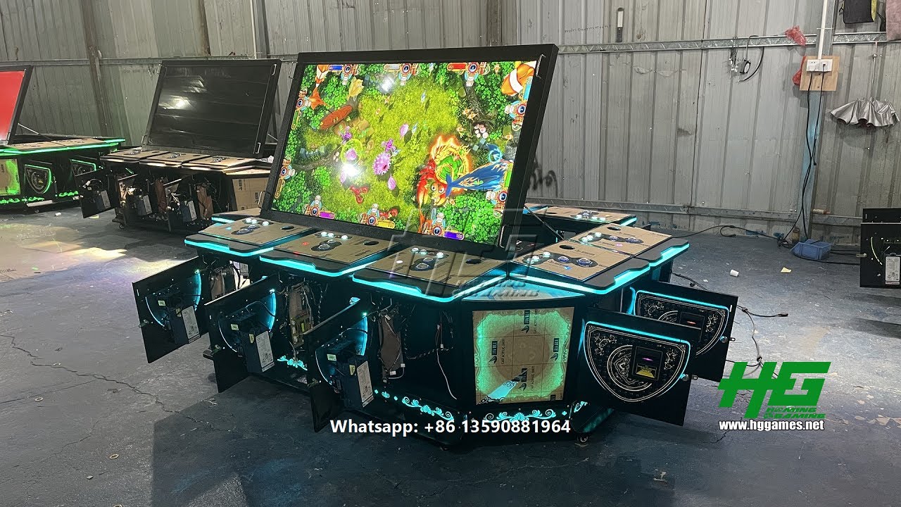 Factory 10 players 65 inch fish table arcade fishing game machines for sale