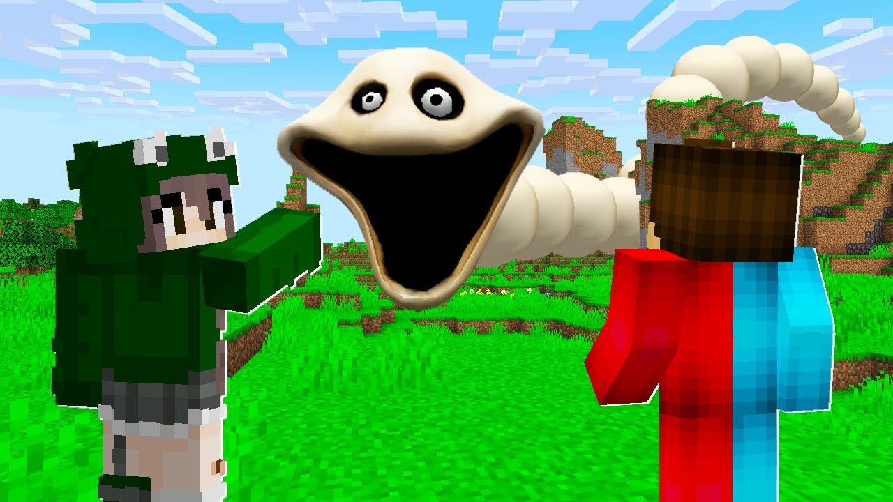 🇺🇦 ВИЖИВАННЯ В СВІТІ ГОЛОДНИЙ ХРОБАК В МАЙНКРАФТ! БАКІ HUNGRY WORM MINECRAFT