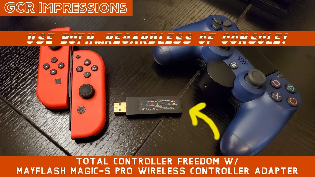 Use Any Controller You Want! - GCR Impressions - Mayflash Magic-S Pro Wireless Controller Adapter