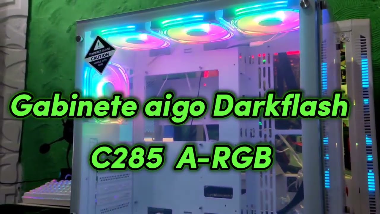 Gabinete Aigo DarkFlash C285 A-RGB Branco