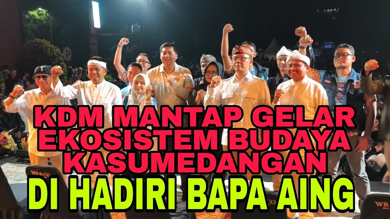 KDM MANTAP GELAR EKOSISTEM BUDAYA KASUMEDANGAN DI HADIRI BAPA AING