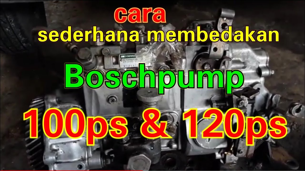 Cara Membedakan bospom 120ps dan 100ps