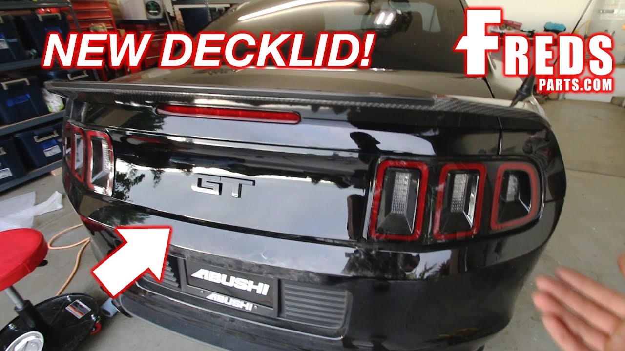 THIS IS HOW FORD SHOULD HAVE MADE THE MUSTANG! FRED'S PARTS SMOOTH DECKLID INSTALL