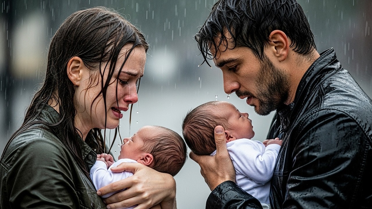 JOVEM ABANDONADA OFERECE UM DOS GÊMEOS AO MILIONÁRIO… A RESPOSTA DELE CHOCOU A TODOS