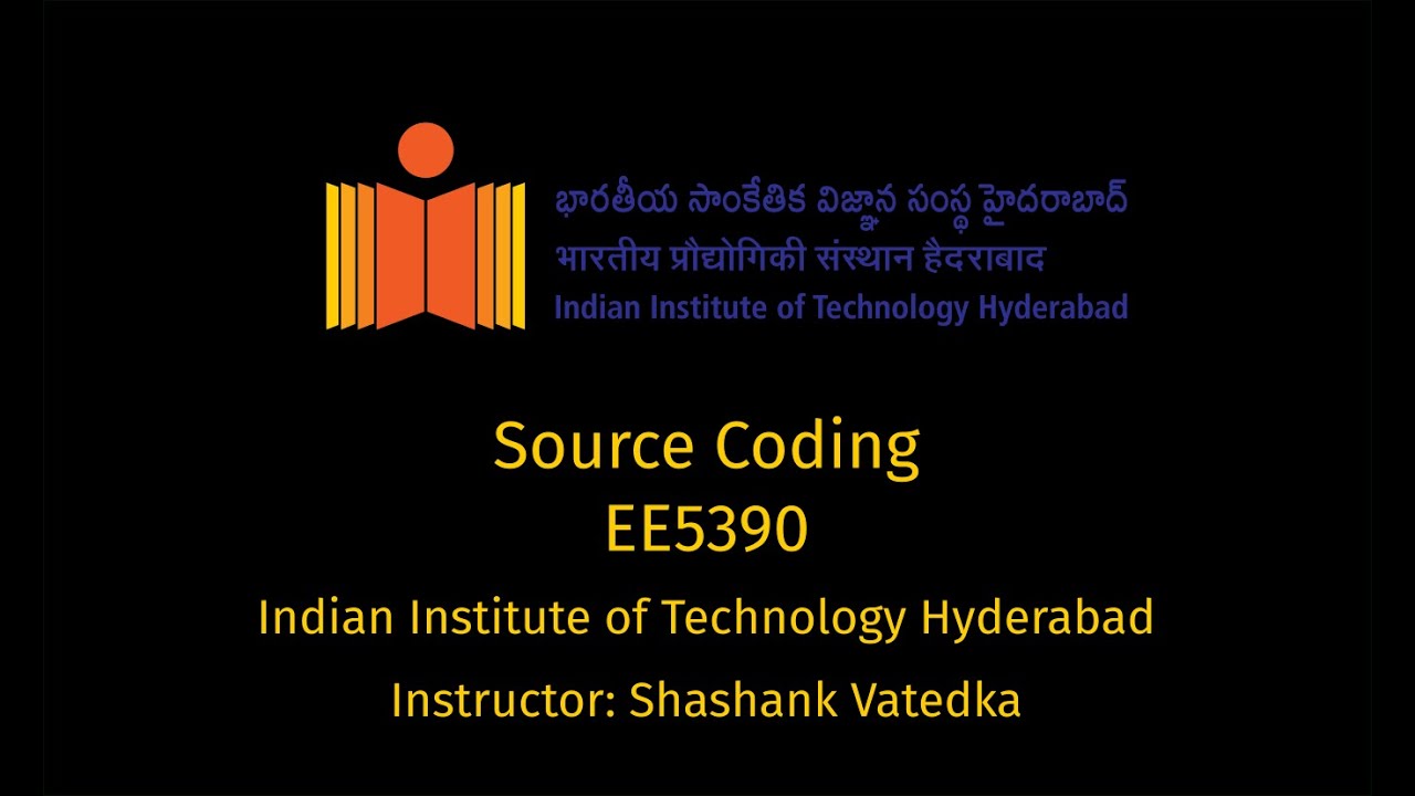 SourceCoding22 Lec 1: Introduction