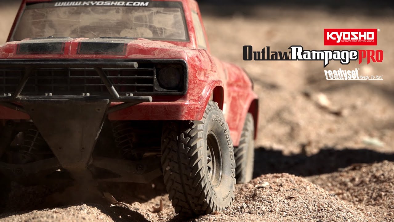 Dirt Bash with the KYOSHO Outlaw Rampage PRO