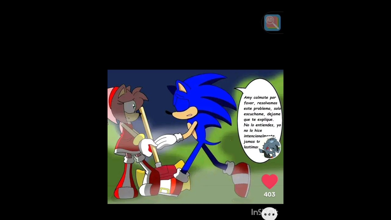 Sonic.exe sonamy comic créditos al creador@