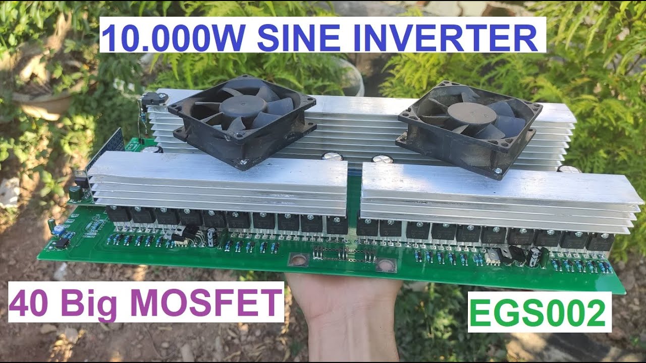 10.000W sine wave inverter using EGS002