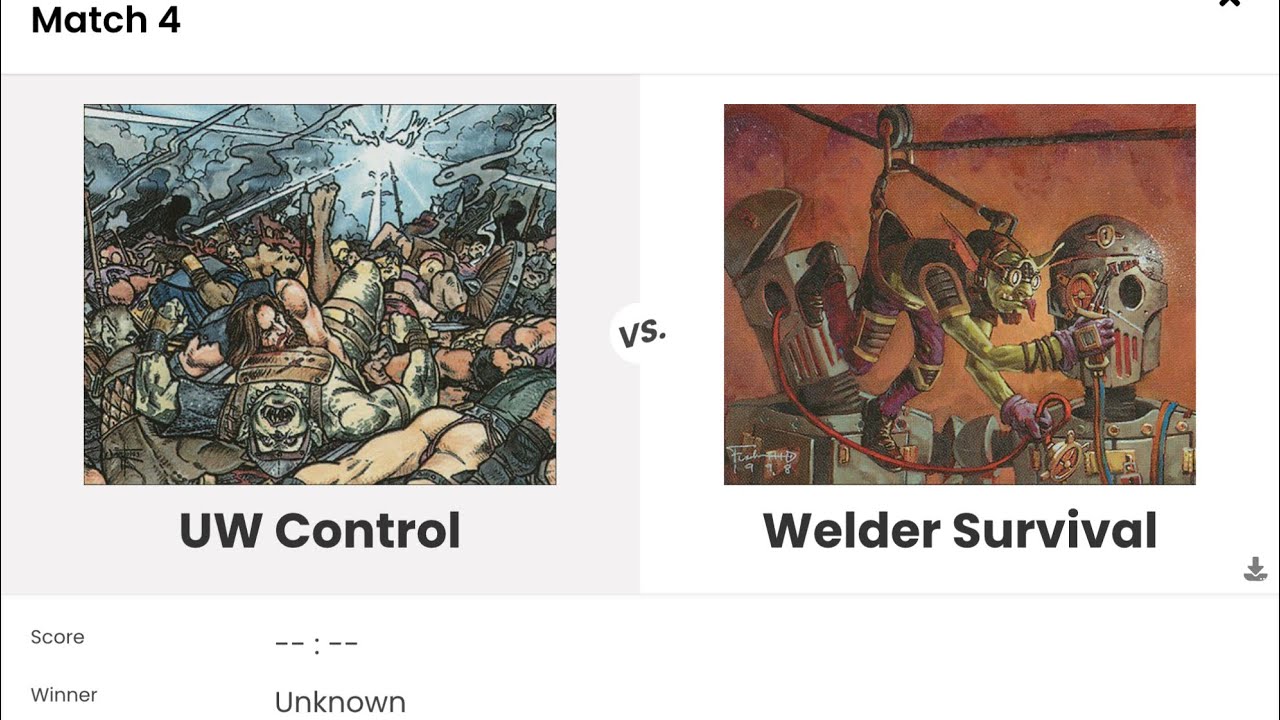 Premodern Super Gauntlet 2024 Round 1: Survival Welder vs UW Control